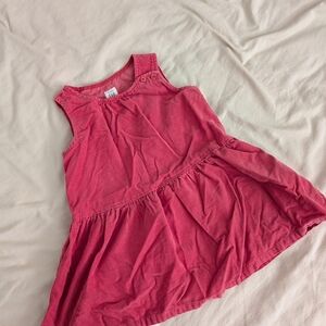 BabyGap Pink/Red Corduroy Dress (2 years toddler)